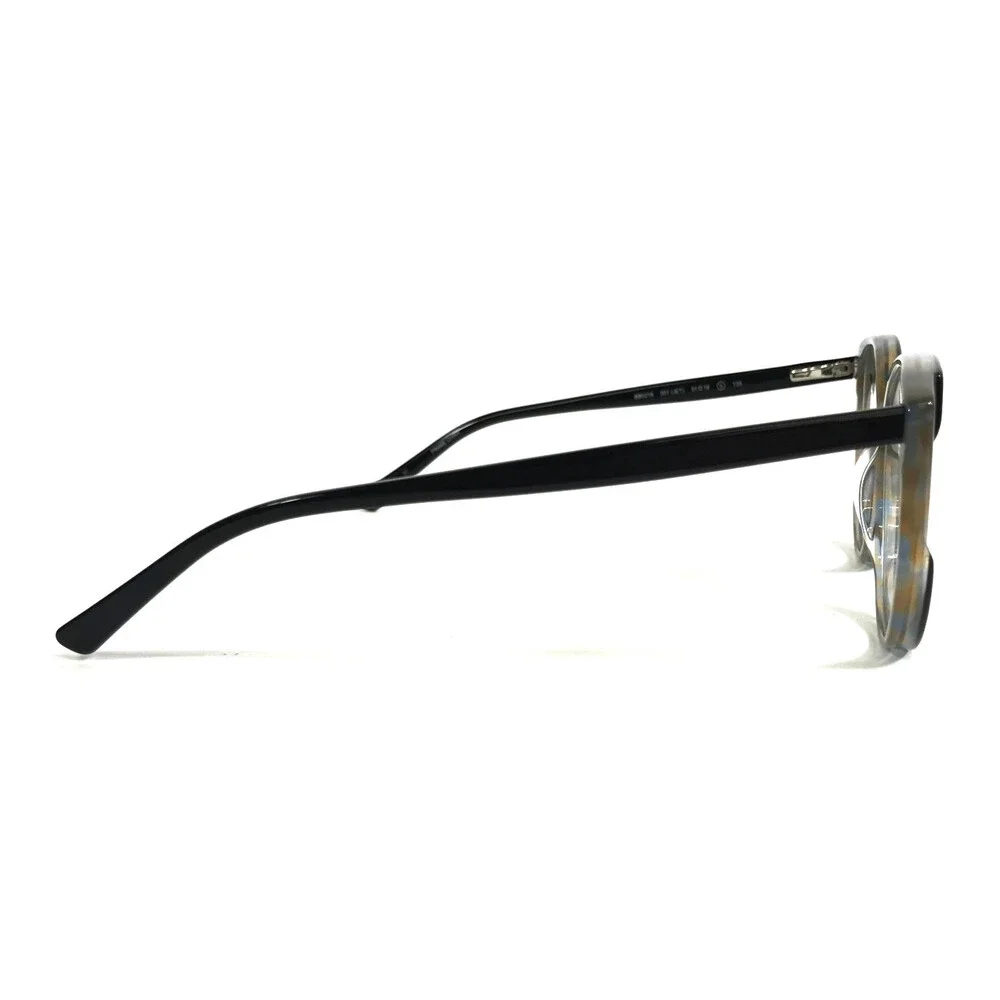 Bebe Eyeglasses Frames BB5218 001 JET Black Yellow Cat Eye Full Rim 51-18-135